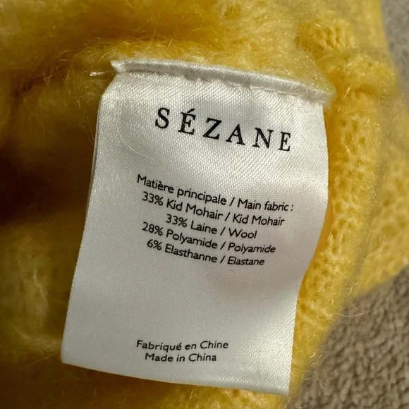 Sezane Button-Up Knit Sweater - Picture 4 of 6